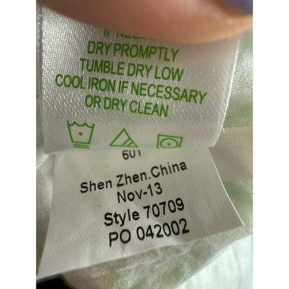 Lilly Pulitzer Fryer Elephant Ear Printed Shift Mini Dress Green Womens Size 2 - Picture 12 of 13